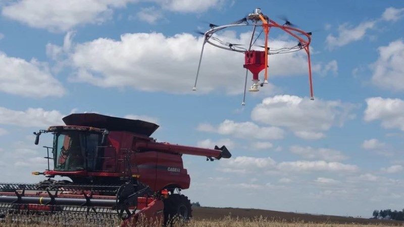 Американці створили агрокоптер для висіву культур у важкодоступних місцях поля