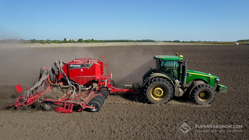 Аграрії України засіяли понад 1,3 млн га озимими зерновими культурами